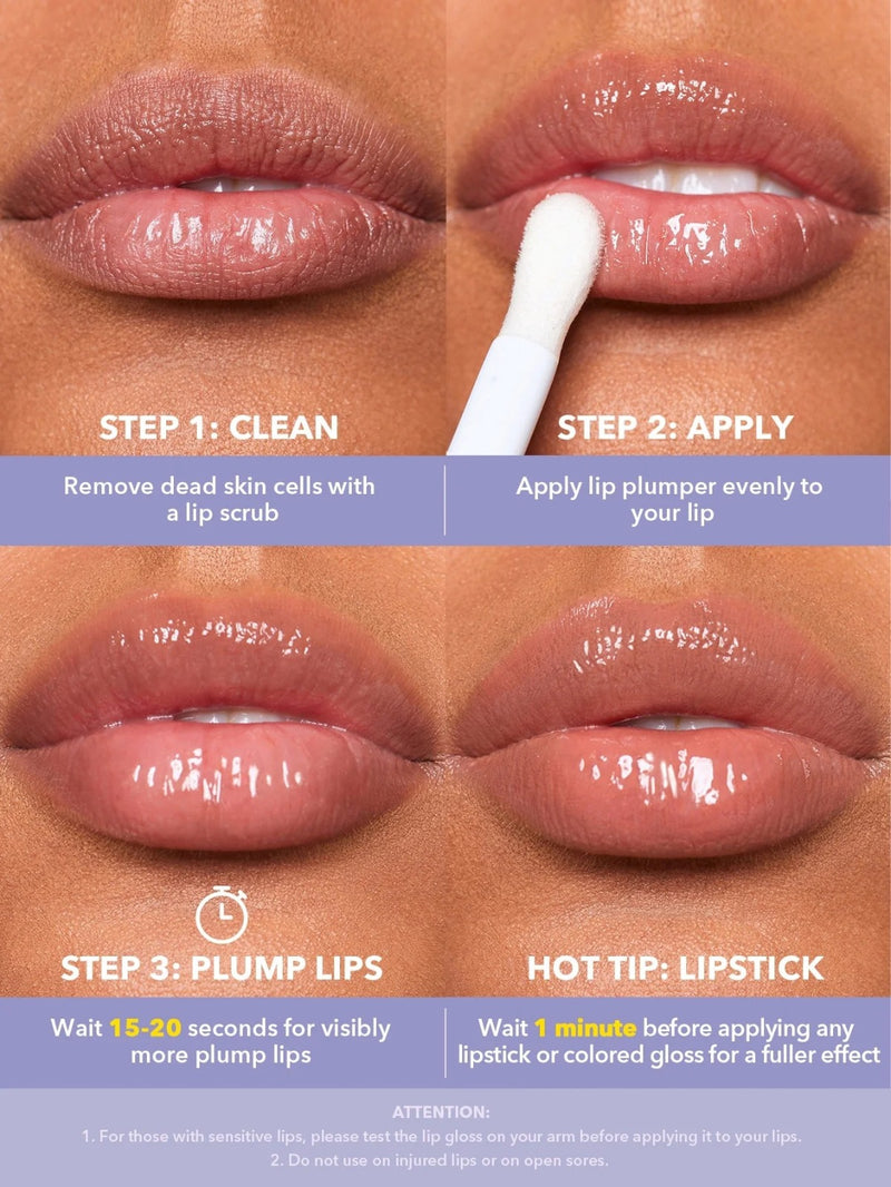 LIP GLOSS HOT GOSS PLUMEM GEE - SHEGLAM PING -OH