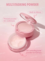 INSTA-READY FACE & UNDER EYE SETTING POWDER DUO-BUBBLEGUM SHEGLAM