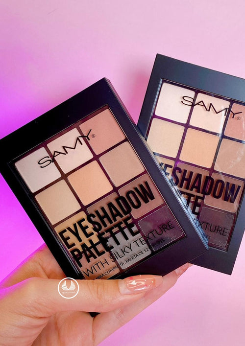 PALETA X 12 SOMBRAS COMPACTAS SAMY ASWAN