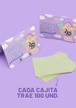 PAPELITOS ANTIGRASA FORGET SHINE TRENDY 100 UNIDADES