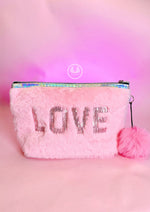 COSMETIQUERA PELUCHE PINK/ LOVE