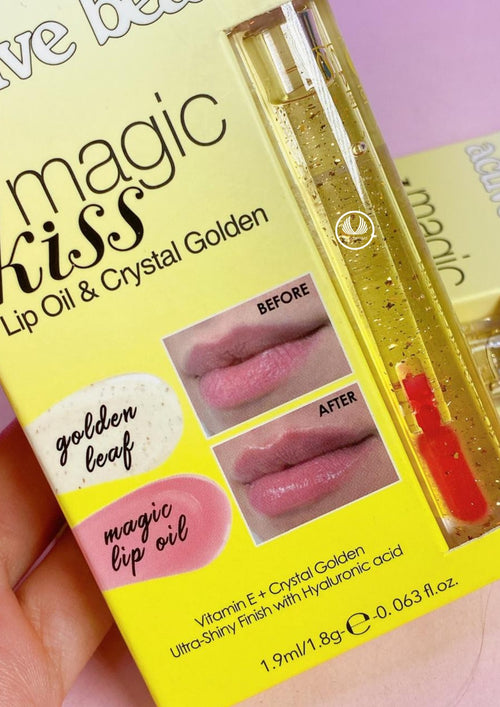 MAGIC KISS LIP OIL & CRISTAL GOLDEN OG