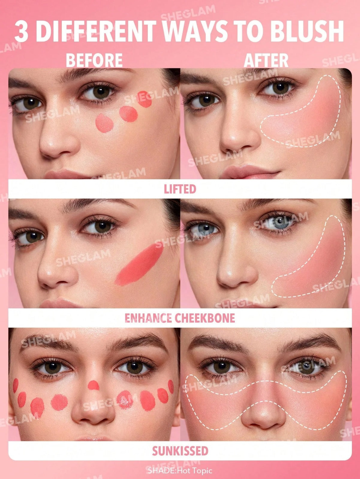 RUBOR BLOOM LIQUID BLUSH FINISH SHEGLAM – Guacamaya Colors