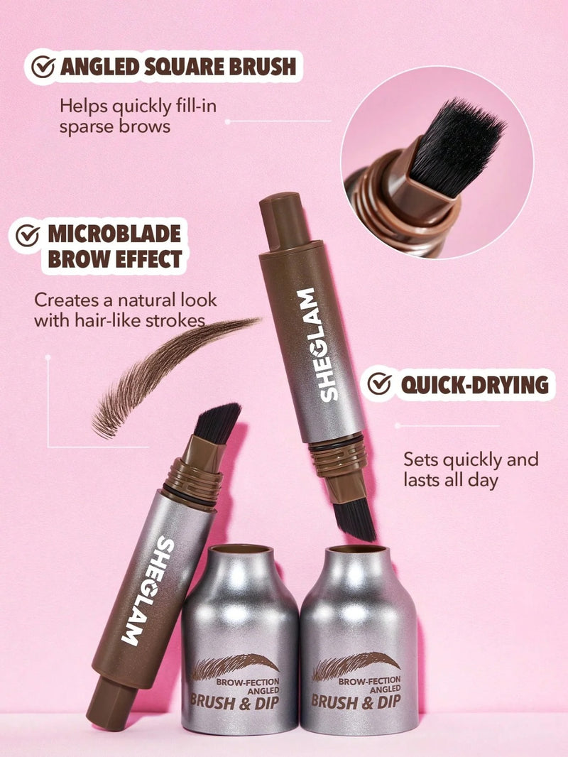 BROW-FECTION ANGLED BRUSH & DIP SHEGLAM