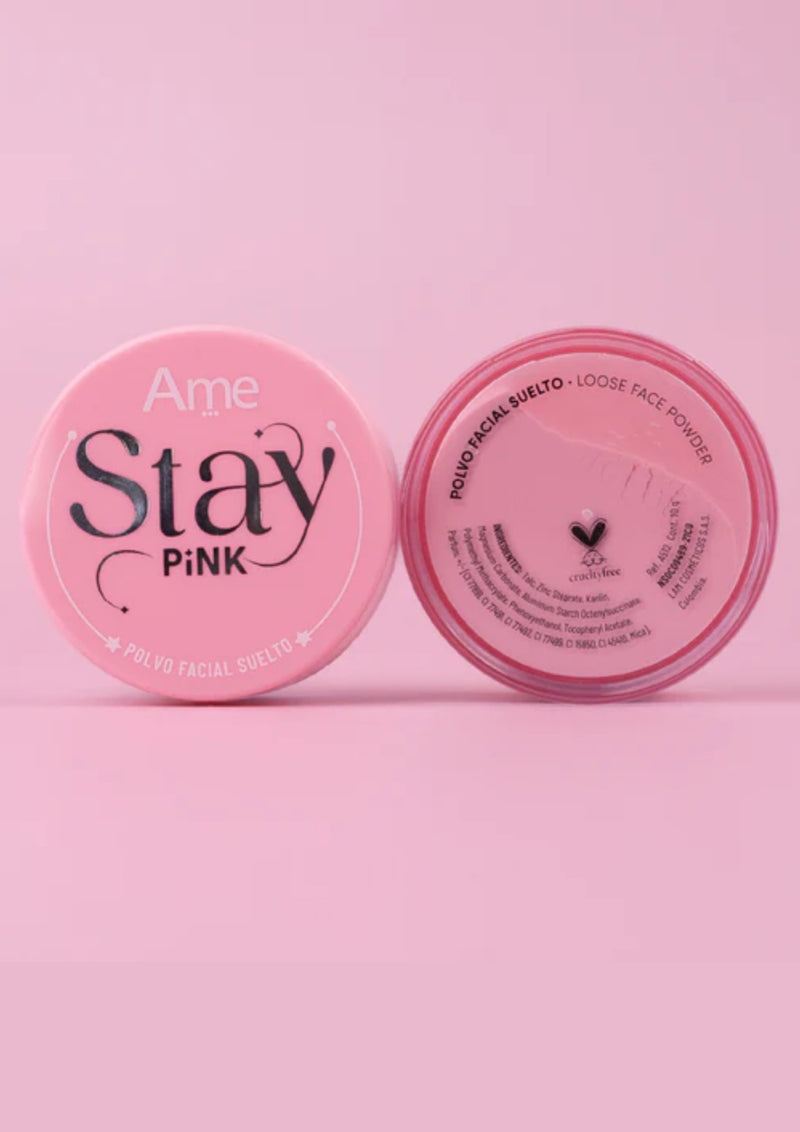 POLVO SUELTO ROSADO STAY PINK AME