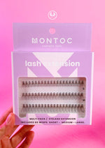 PESTAÑAS INDIVIDUALES LASH EXTENSION MULTI PACK-MONTOC