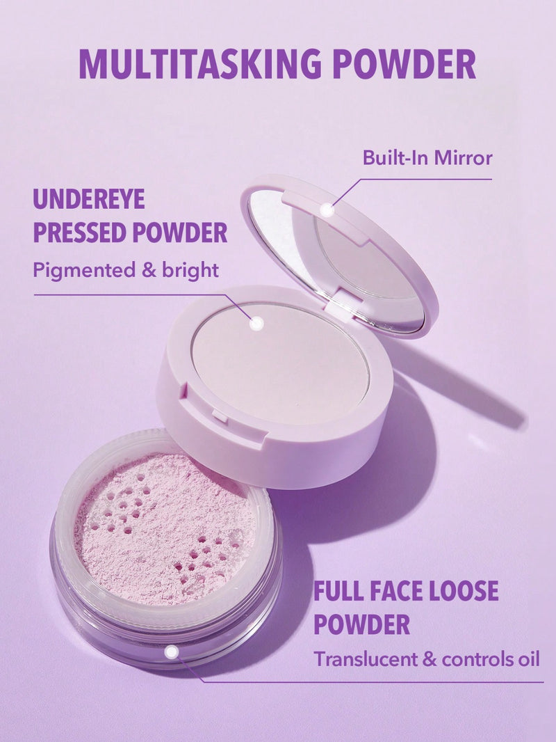 INSTA- READY FACE & UNDER EYE SETTING POWDER DUO TARO SHEGLAM